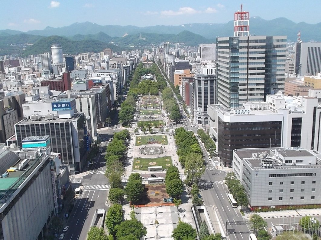 View of Odori Park from Sapporo TV Tower
