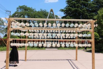 Pinwheels at Kawagoe Hikawa Shrine