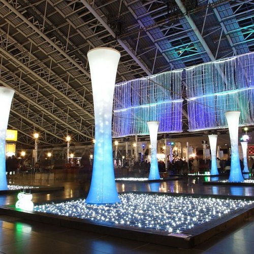 Shopping at night